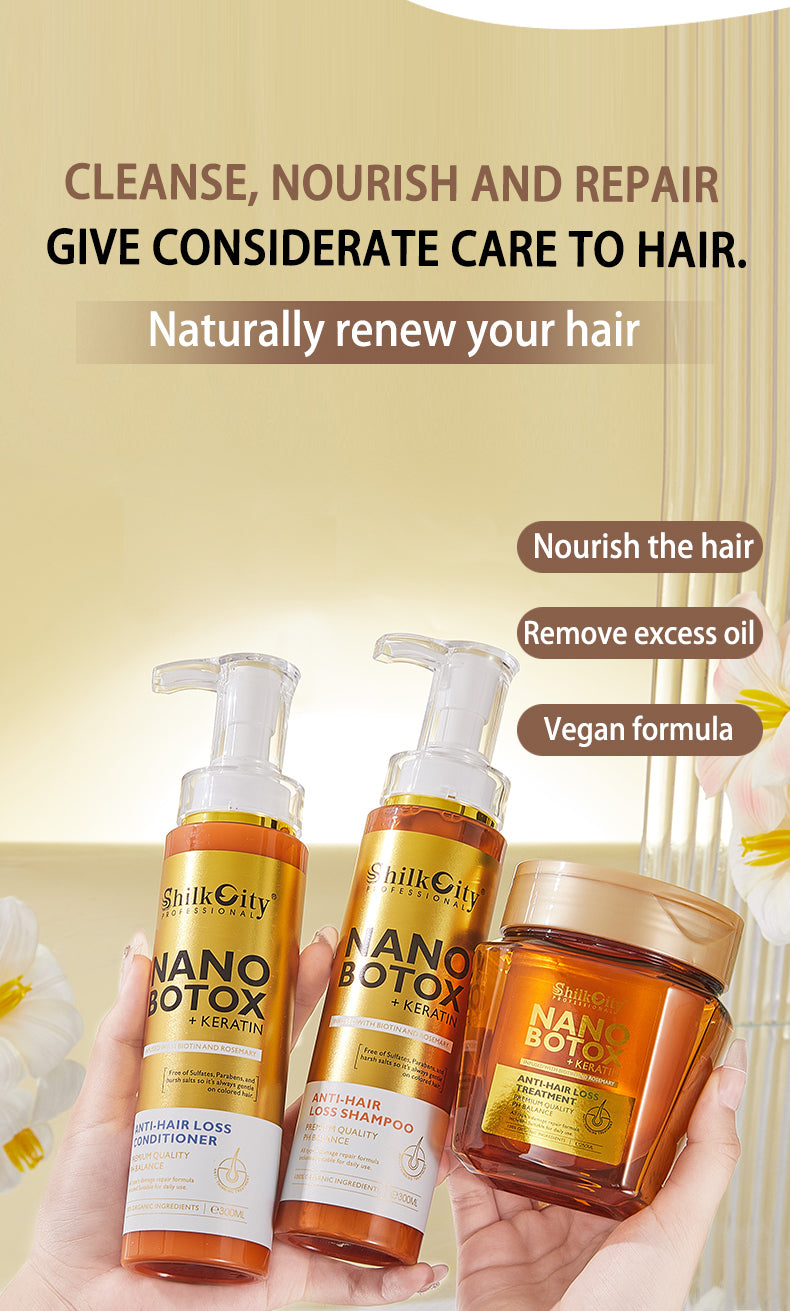 ShilkCity Nano Keratin Deep Repair Hair Mask – 250ml