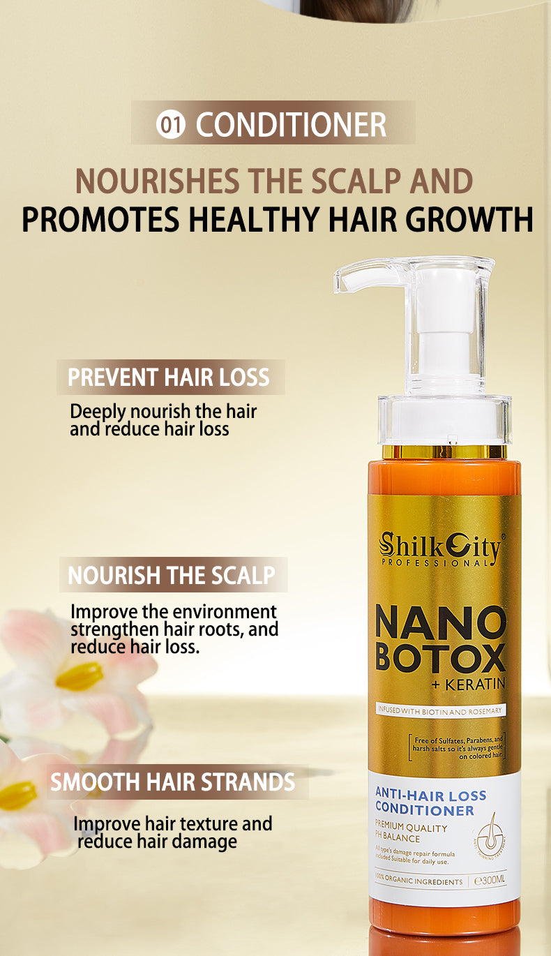 ShilkCity Keratin & Rosemary Deep Repair Conditioner – 300ml