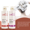 Two bottles of a skincare product with a blurred background