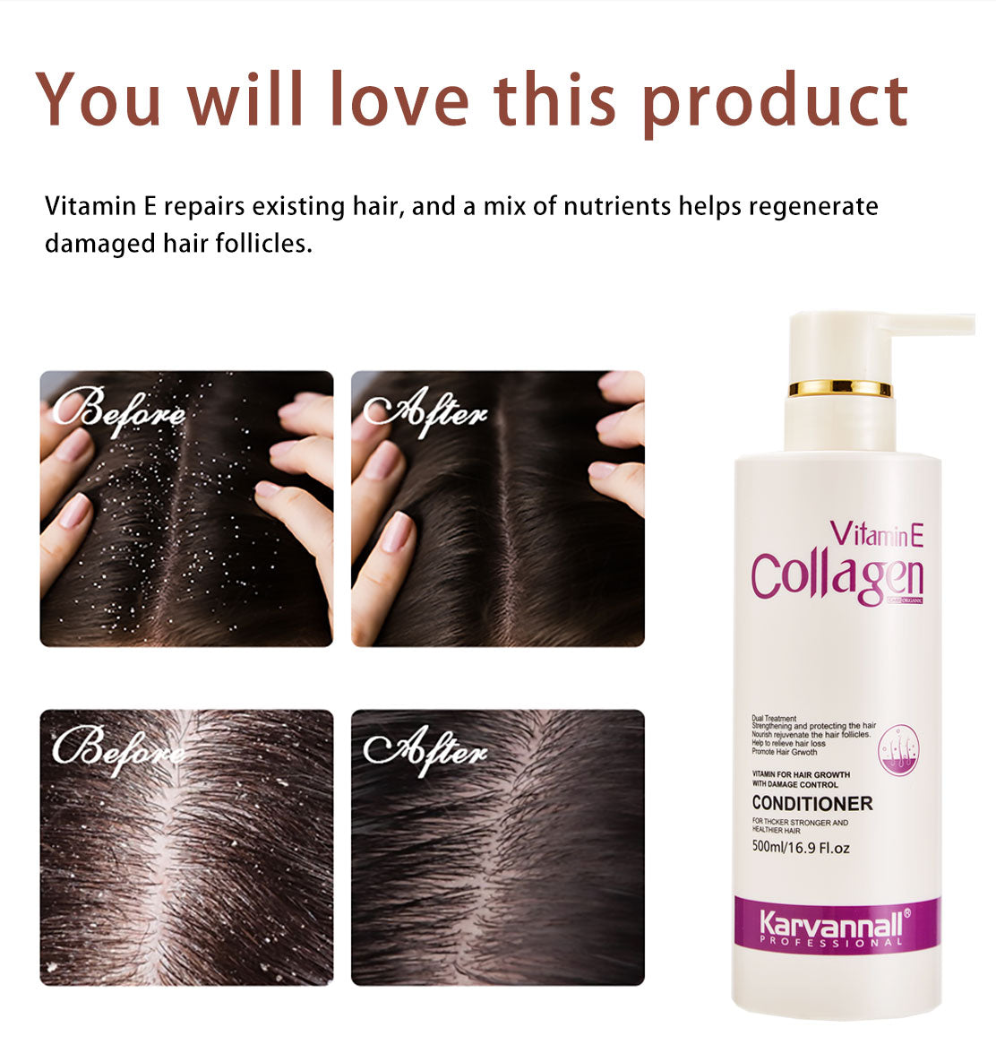Karvannall Vitamin E Collagen Hair Conditioner