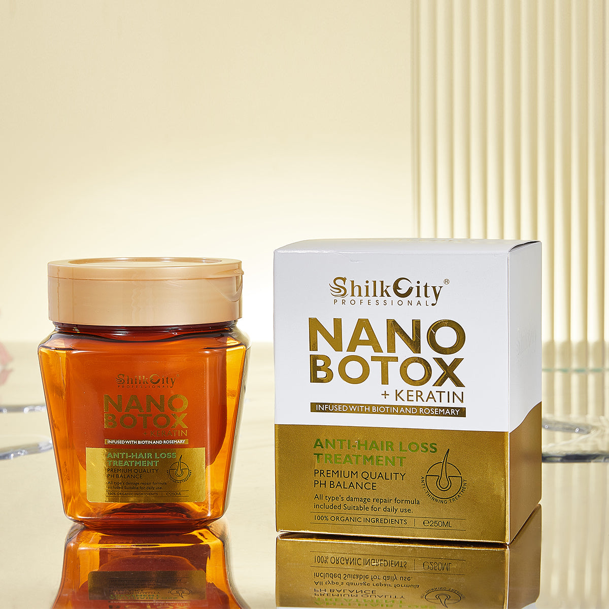 ShilkCity Nano Keratin Deep Repair Hair Mask – 250ml