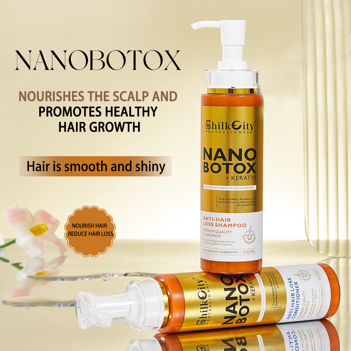 ShilkCity Keratin & Rosemary Deep Repair Conditioner – 300ml