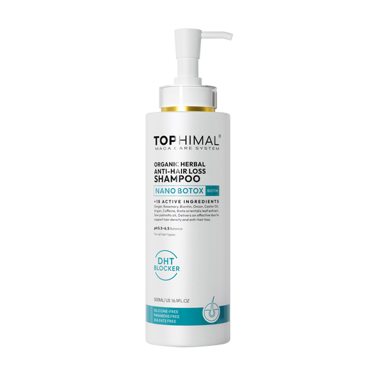 Tophimal Organic Hair Mask 100% Damage Repair Nano Botox Shampoo