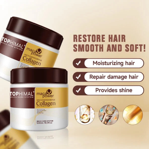 TOPHIMAL MACA CARE SYSTEM – Collagen Enriched Hair Repair & Moisturizing Treatment (500ml/16.9fl.oz)