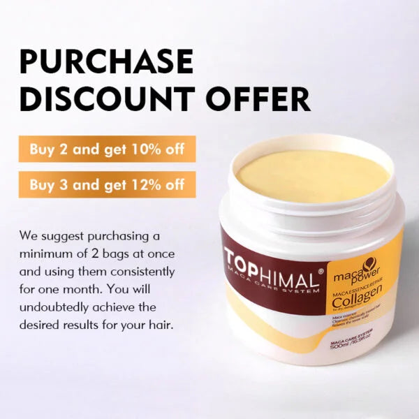 TOPHIMAL MACA CARE SYSTEM – Collagen Enriched Hair Repair & Moisturizing Treatment (500ml/16.9fl.oz)
